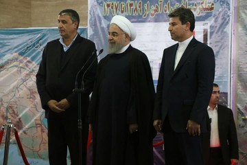 افتتاح ایستگاه راه‌آهن ارومیه توسط رییس‌جمهور