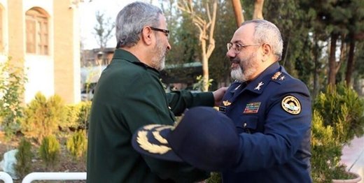 عکس | دیدار فرمانده نیروی هوایی ارتش با رئیس سازمان بسیج