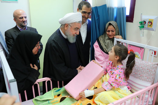 افتتاح بیمارستان 225 تختخوابی امام خمینی(ره) خوی با حضور رئیس‌جمهور