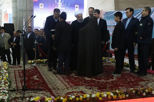 افتتاح ایستگاه راه‌آهن ارومیه توسط رییس‌جمهور