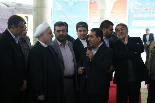 افتتاح ایستگاه راه‌آهن ارومیه توسط رییس‌جمهور
