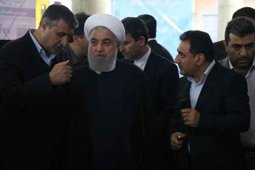 افتتاح ایستگاه راه‌آهن ارومیه توسط رییس‌جمهور
