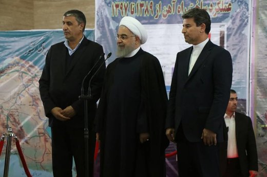 افتتاح ایستگاه راه‌آهن ارومیه توسط رییس‌جمهور