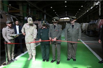 رونمائی از خودرو زرهی ایرانی طوفان