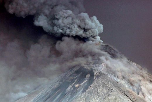 فوران آتشفشان فوئگو گواتمالا