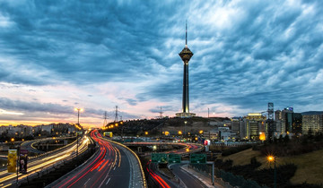 برج میلاد در شهر تهران ایران