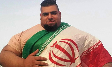 مبارزه هالک ایرانی با ترسناک‌ترین مرد جهان/ عکس
