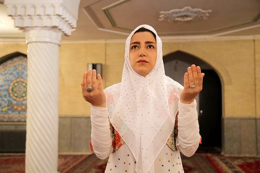 مراسم مولودی خوانی در مسجد جامع سنندج