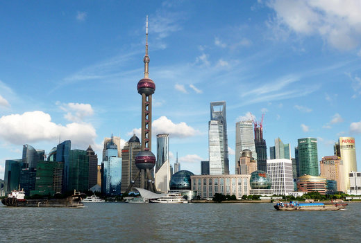 برج مروارید خاور در شهر شانگهای چین