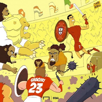 ببینید: رونالدو گلادیاتور شد!