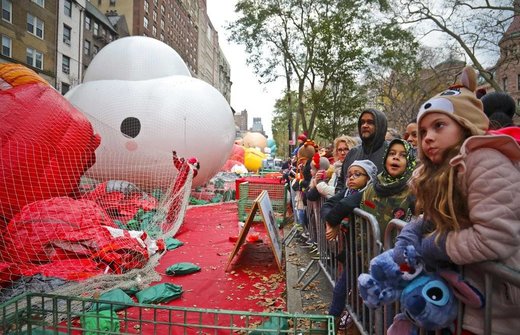 رژه عروسک های بالونی در نیویورک