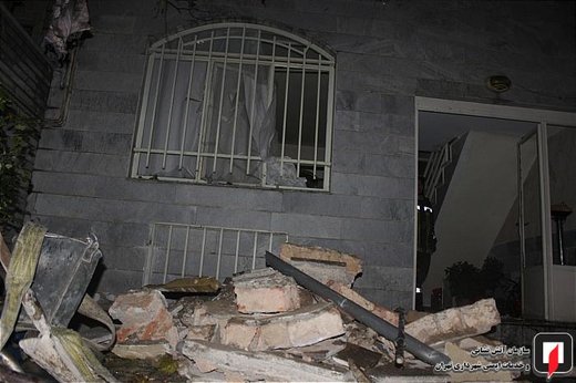 انفجار گاز در ساختمان مسکونی در تهران نو