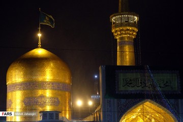 بارش باران در شب میلاد حضرت رسول‎ (ص)  و امام جعفر صادق (ع) در حرم رضوی