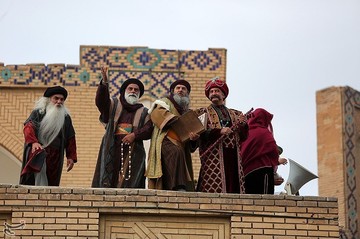 اصفهان قدیم در میدان نقش جهان اصفهان