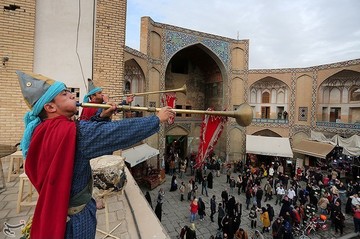 اصفهان قدیم در میدان نقش جهان اصفهان