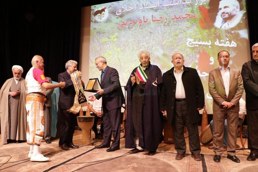 مراسم بزرگداشت معلم اخلاق "محمدرضا باوندپور" با حضور محمدرضا طالقانی