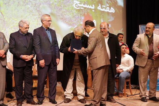 مراسم بزرگداشت معلم اخلاق "محمدرضا باوندپور" با حضور محمدرضا طالقانی