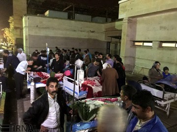 زمین لرزه 6.4 ریشتری در سرپل ذهاب و قصرشیرین
