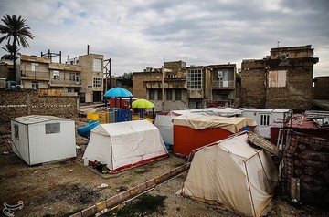 قصر شیرین پس از زلزله 6.4 ریشتری