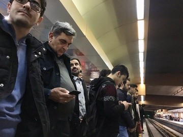 رفت‌وآمد شهردار جدید تهران با مترو/ عکس