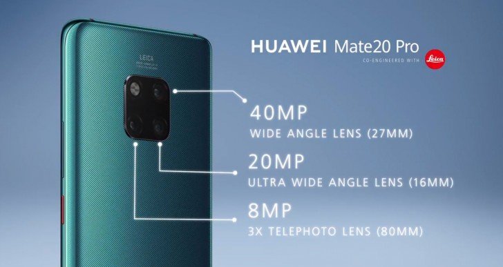 huawei mate 20 pro camera mp