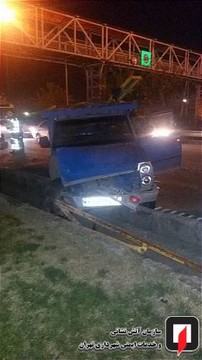 تصادف وانت با پراید در بزرگراه شهید لشگری