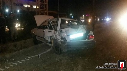 تصادف وانت با پراید در بزرگراه شهید لشگری