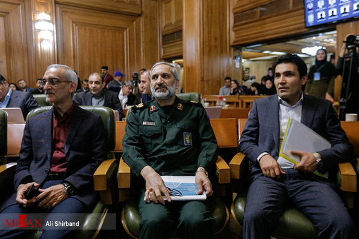 مراسم ادای سوگند حناچی شهردار جدید تهران