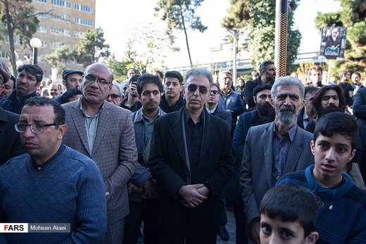 تشییع پیکر مرحوم ابوالفضل زرویی نصرآباد