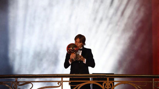 لوکا مودریچ، برنده جایزه توپ طلا سال 2018