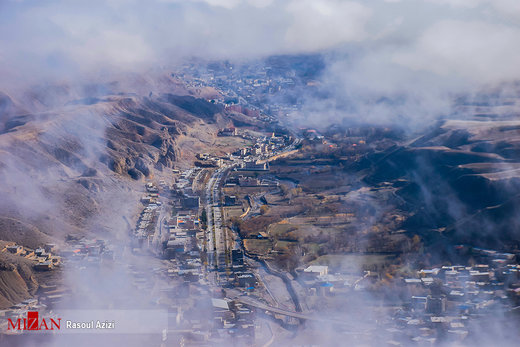 مه آلود شدن ارتفاعات هزار مسجد