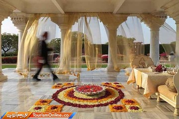مراسم ازدواج پرینکا ملکه بالیوود با نیک جوناس خواننده آمریکایی