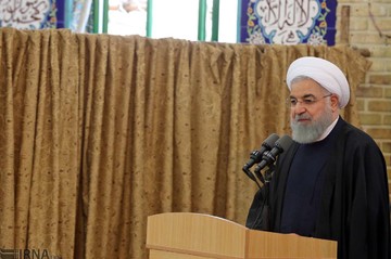 سخنرانی رئیس جمهوری در جمع مردم سرخه