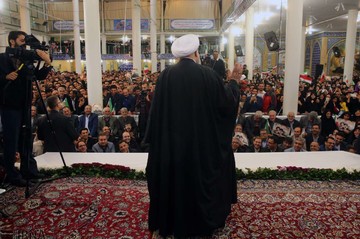سخنرانی رئیس جمهوری در جمع مردم سرخه