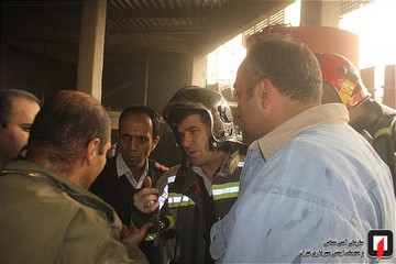 آتش سوزی برج تجاری و اداری رز مال