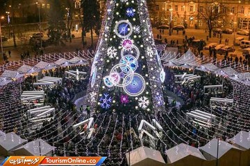 درخت کریسمس در لیتوانی