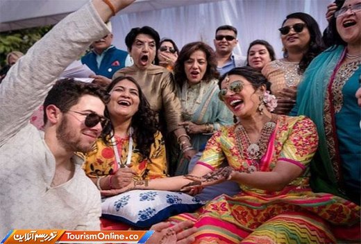 مراسم ازدواج پرینکا ملکه بالیوود با نیک جوناس خواننده آمریکایی