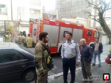 حریق یک انبار در خیابان مصطفی خمینی