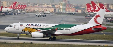 هواپیمای ایرباس A320 متعلق به شرکت 
هواپیمایی آتا ایران