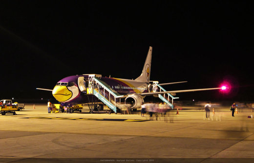 هواپیمای متعلق به شرکت هواپیمایی Nok Air