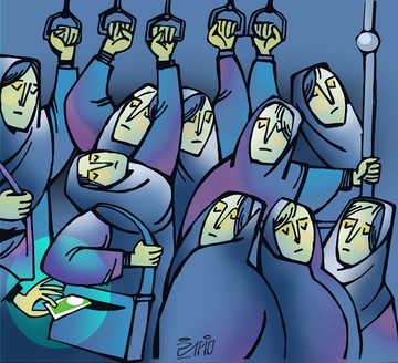 خانم‌ها در مترو مراقب باشند!