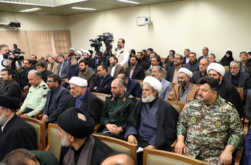 دیدار دست‌اندرکاران کنگره شهدای استان خراسان جنوبی با رهبر معظم انقلاب اسلامی
