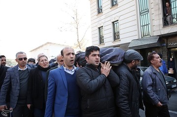 تشییع پیکر مرحوم احمدرضا دالوند