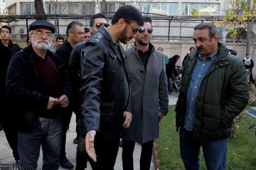 تشییع پیکر پیام صابری