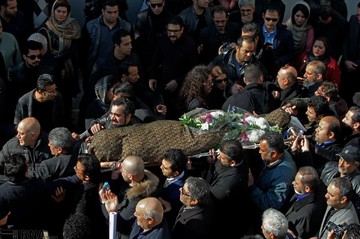 تشییع پیکر پیام صابری