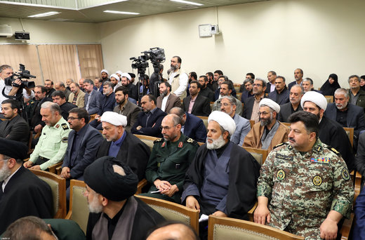 دیدار دست‌اندرکاران کنگره شهدای استان خراسان جنوبی با رهبر معظم انقلاب اسلامی