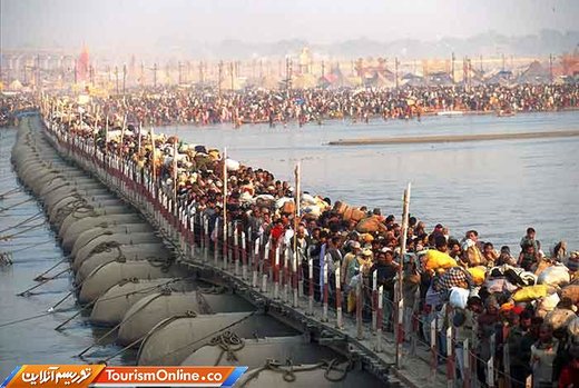 مراسم مذهبی کوم میلا  در الله آباد هند
