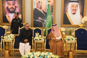 دیدار رئیس‌جمهوری پاکستان با پادشاه عربستان