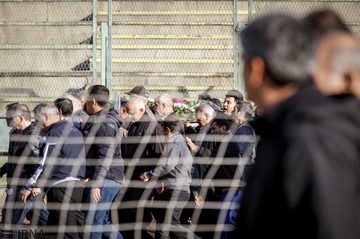 تشییع پیکر دانایی فرد پیشکسوت فوتبال