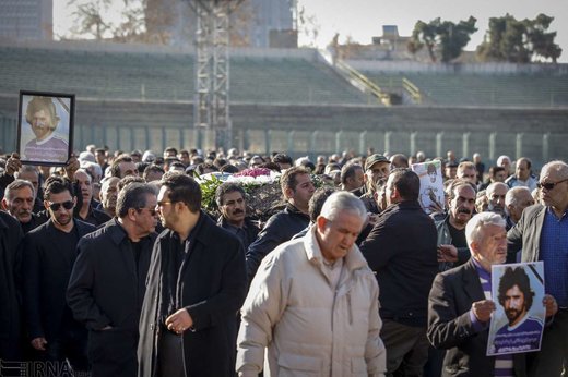 تشییع پیکر دانایی فرد پیشکسوت فوتبال